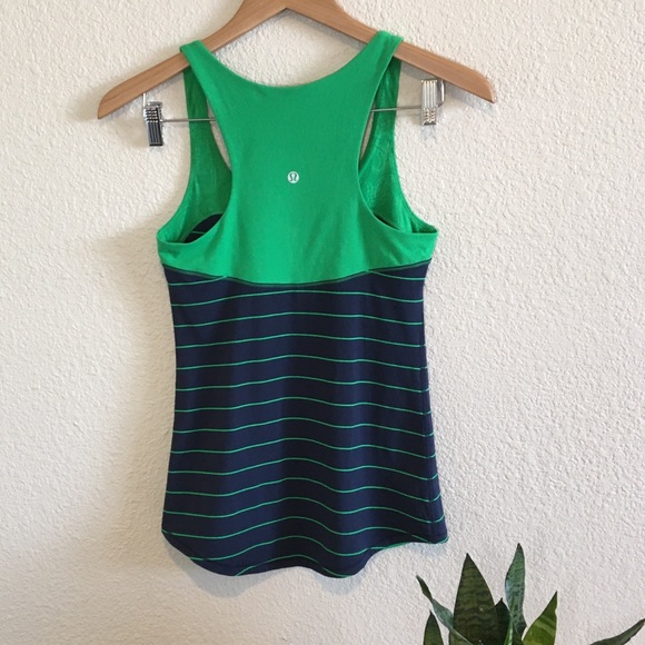Lululemon Run First Base Green Blue Athletic Tank - Picture 7 of 8